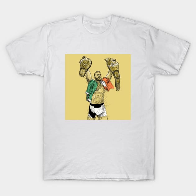 Conor McGregor T-Shirt by tea rent illustrations